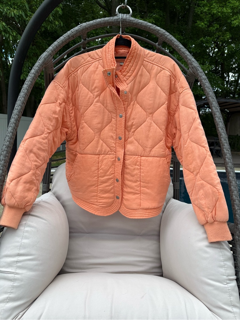 Quilted Peach Women's Jacket